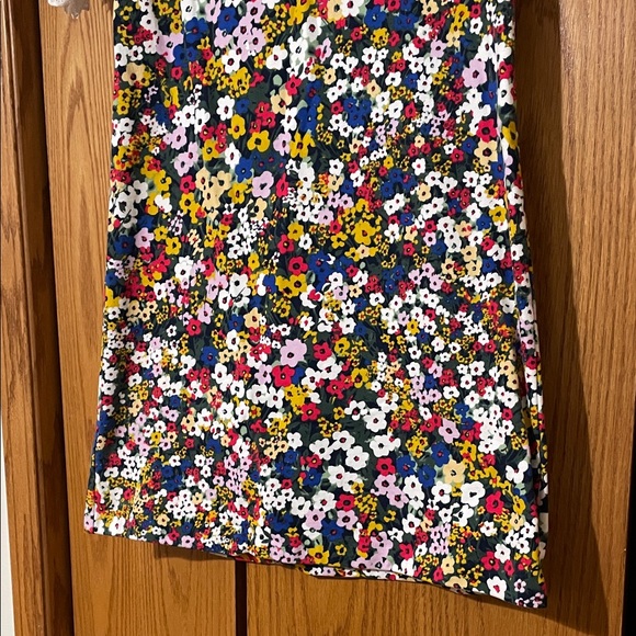 Ann Taylor Floral Dress with Lace Sleeves - Picture 3 of 7